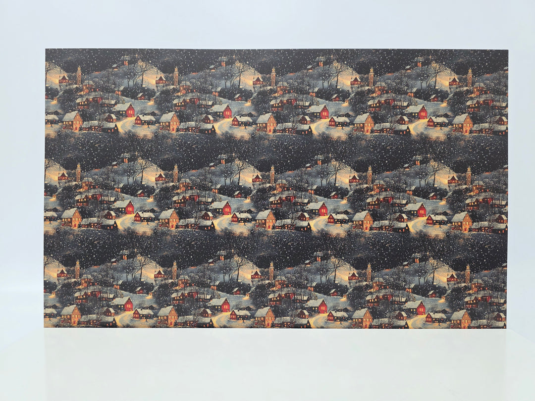 PatternPly® Full Coverage Dusk Winter Village