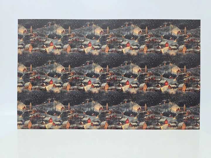 PatternPly® Full Coverage Dusk Winter Village