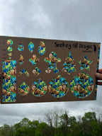 PatternPly® Transparent Stained Glass Sea Otters Large product photo 2