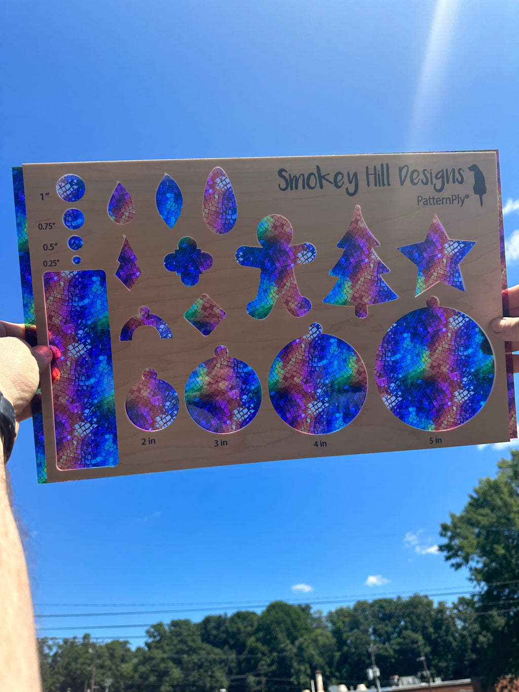 PatternPly® Transparent Tie Dye Stained Glass product photo 2
