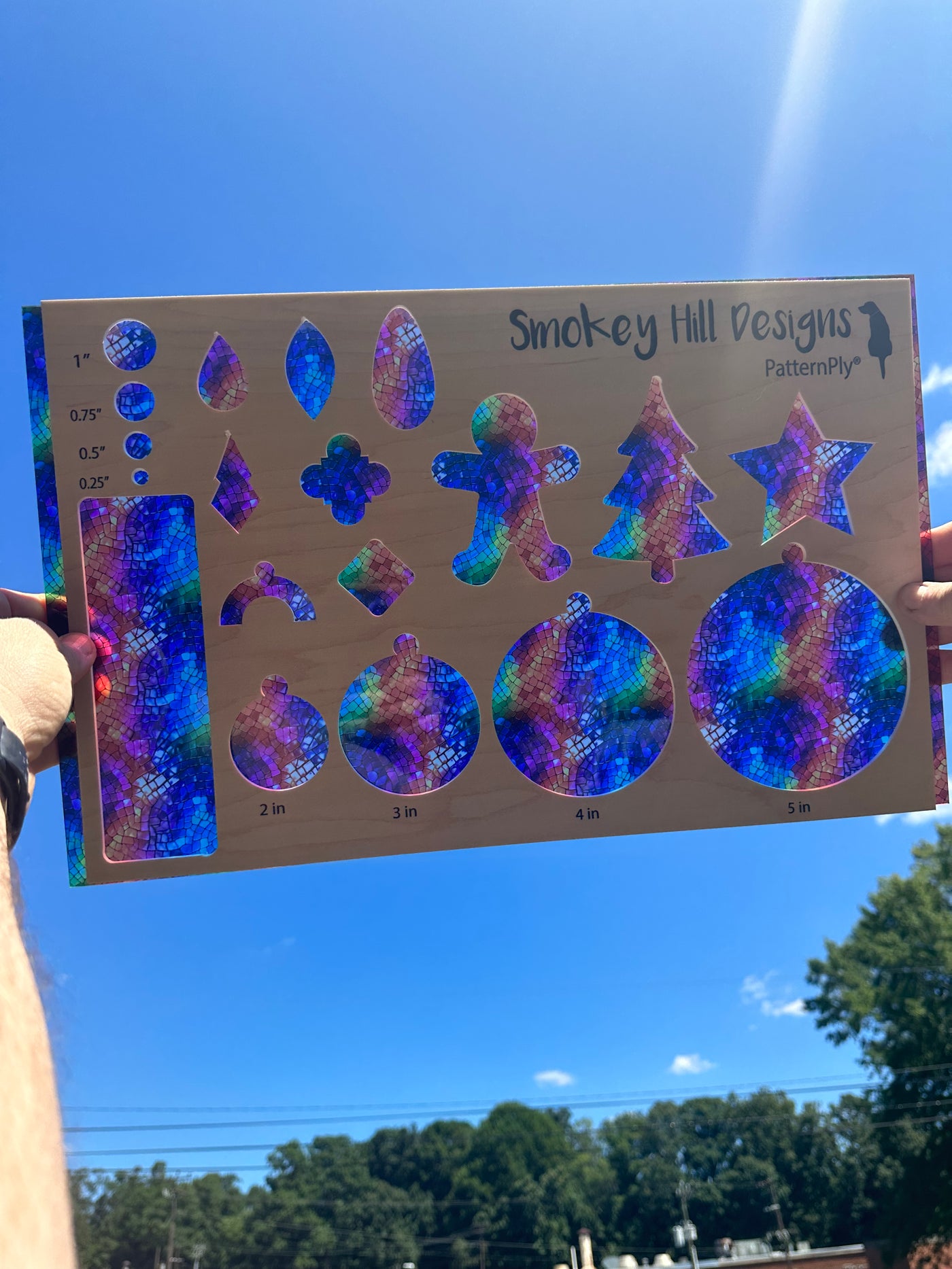 PatternPly® Acrylic Transparent Tie Dye Stained Glass