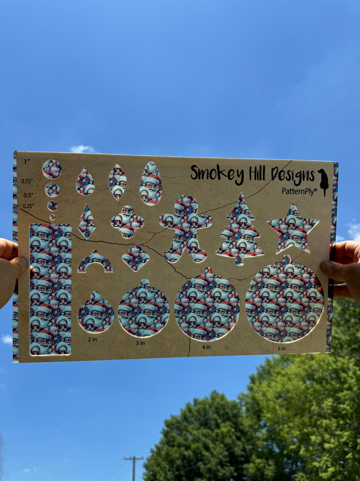 PatternPly® Transparent Micro Hippie Santa product photo 2