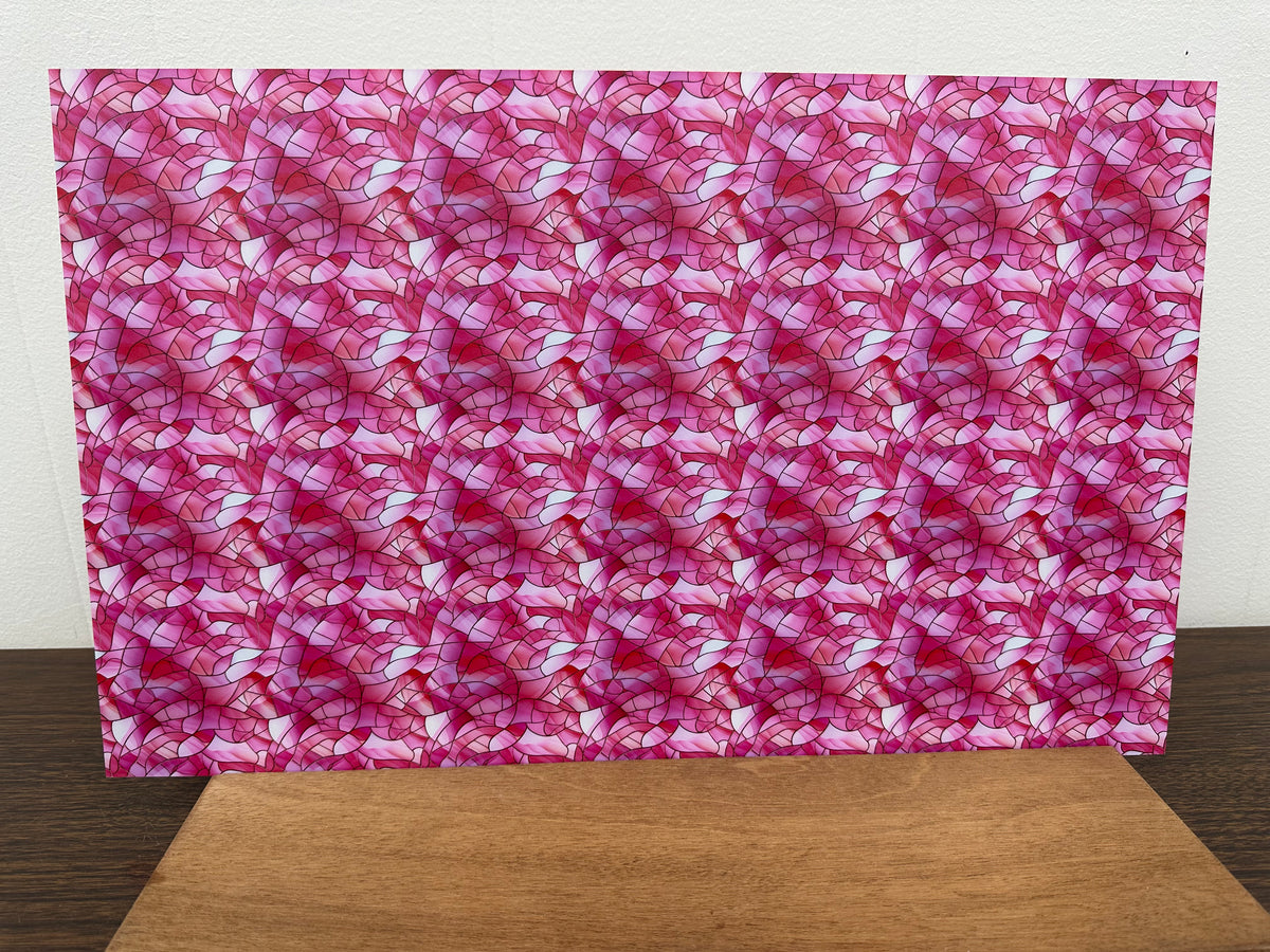 PatternPly® Full Coverage Baby Pink Stained Glass product photo 2