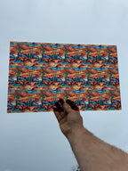 PatternPly® Transparent Stained Glass Desert sheet showing the pattern