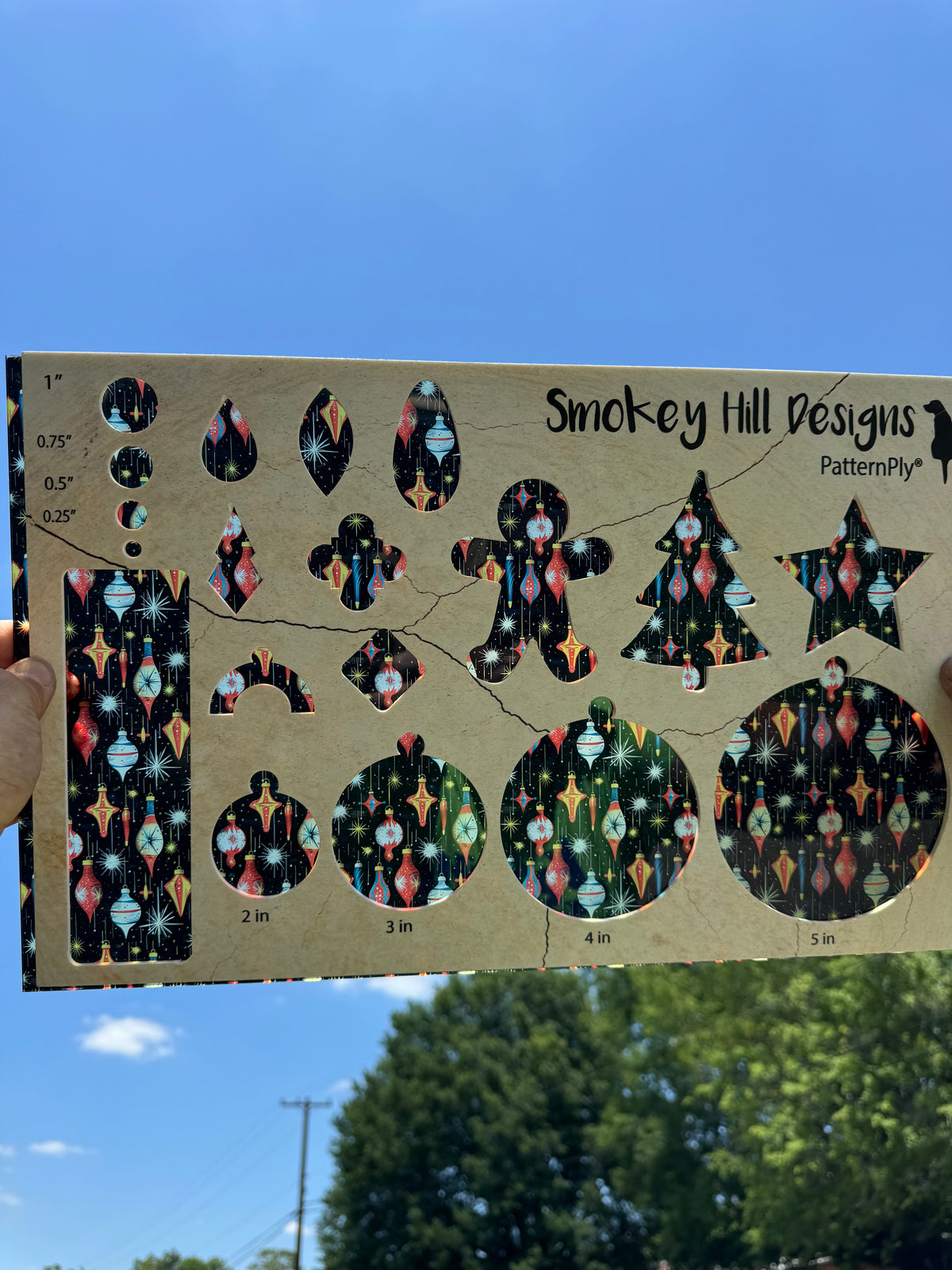 PatternPly® Transparent Vintage Christmas Decorations product photo 2