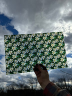 PatternPly® Transparent Easter Lily Stained Glass sheet showing the pattern