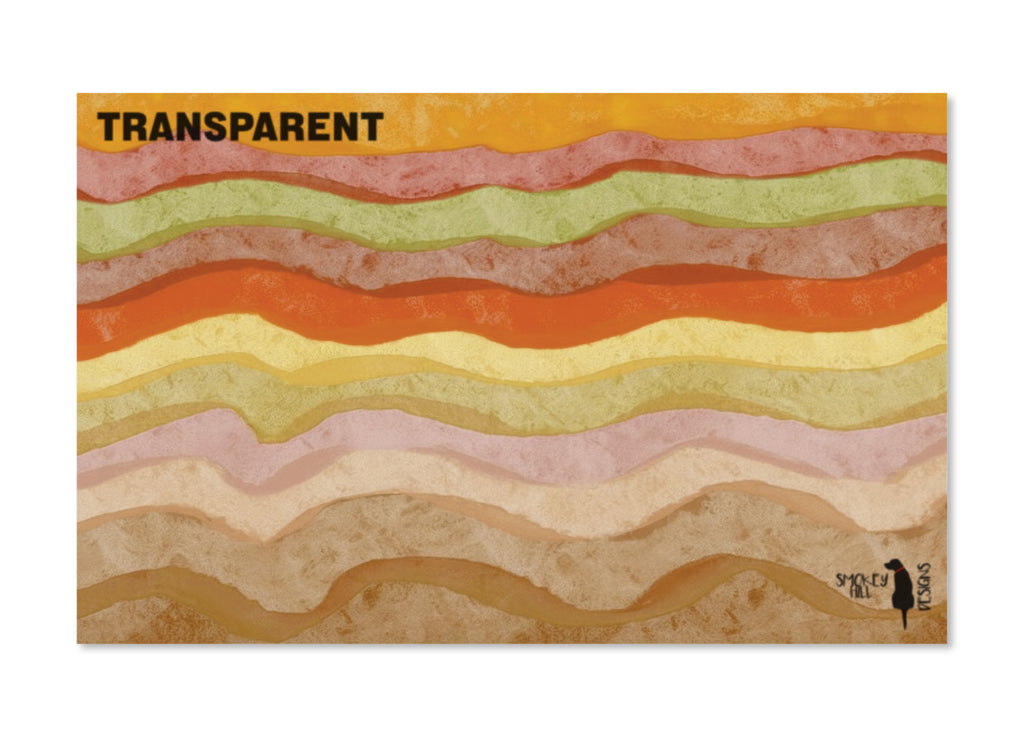 PatternPly® Transparent Earthtone Watercolor Ripples product photo 2