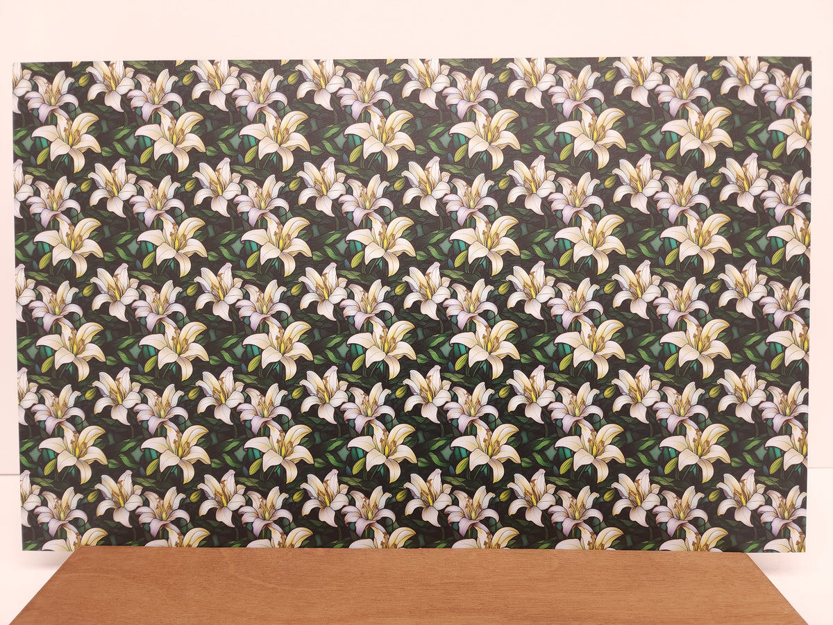 PatternPly® Full Coverage Easter Lily Stained Glass product photo 3