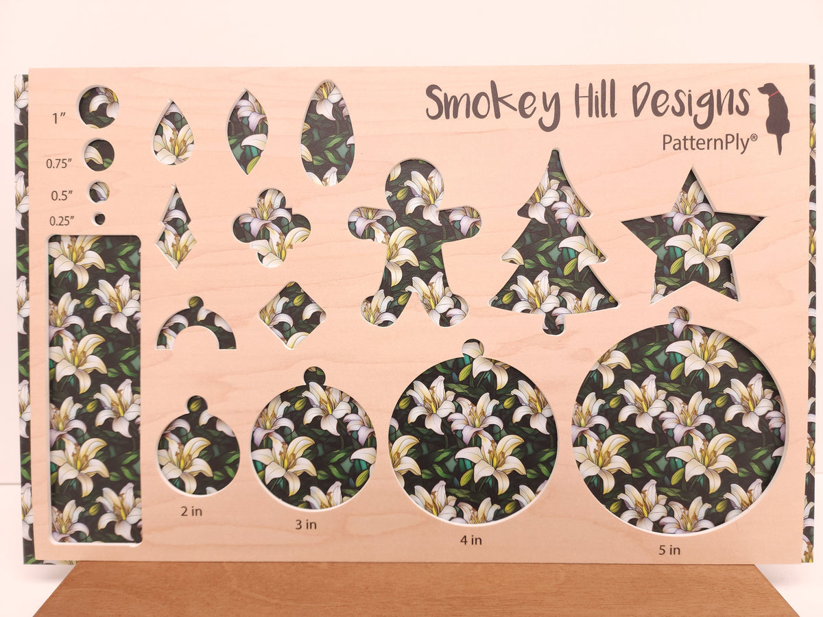 PatternPly® Full Coverage Easter Lily Stained Glass product photo 2