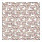 PatternPly® EcoFarmhouse Bunnies and Flowers sheet showing the pattern
