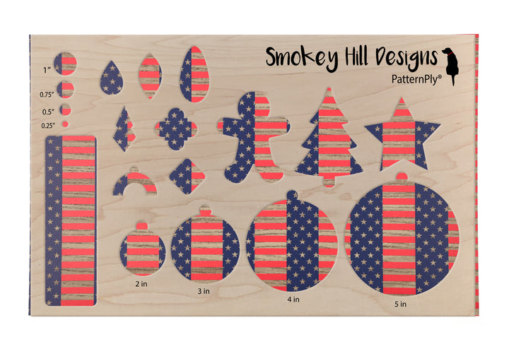 PatternPly® EcoGrayWash US Flag Repeating