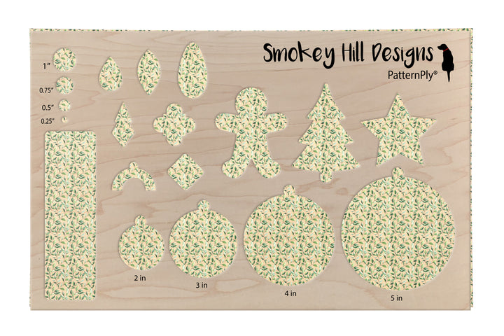 PatternPly® EcoMaple Micro Green Watercolor Leaves