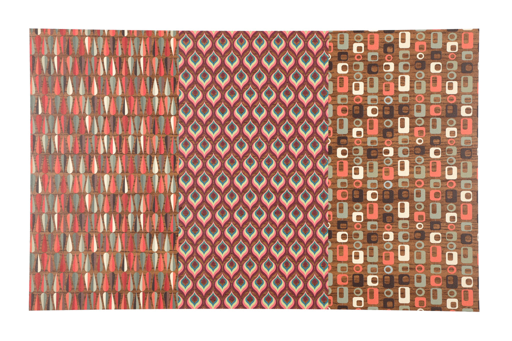 PatternPly® EcoOakBarrel Midcentury Trio sheet showing the pattern