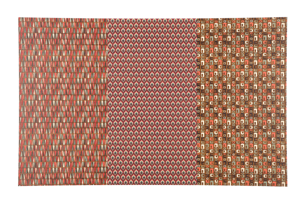 PatternPly® EcoOakBarrel Micro Midcentury Trio sheet showing the pattern