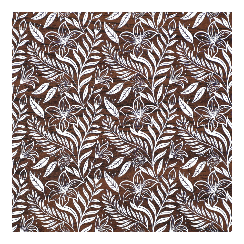 PatternPly® EcoWalnut White Stillflora sheet showing the pattern
