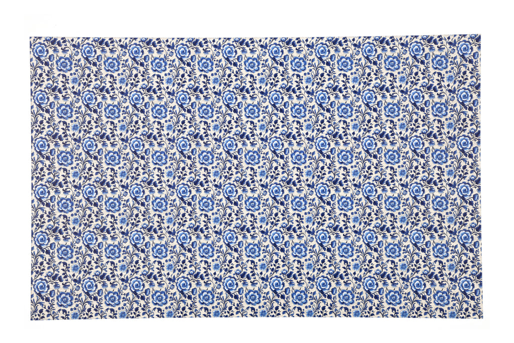 PatternPly® EcoWhiteWash Blue Vine Floral product photo 3