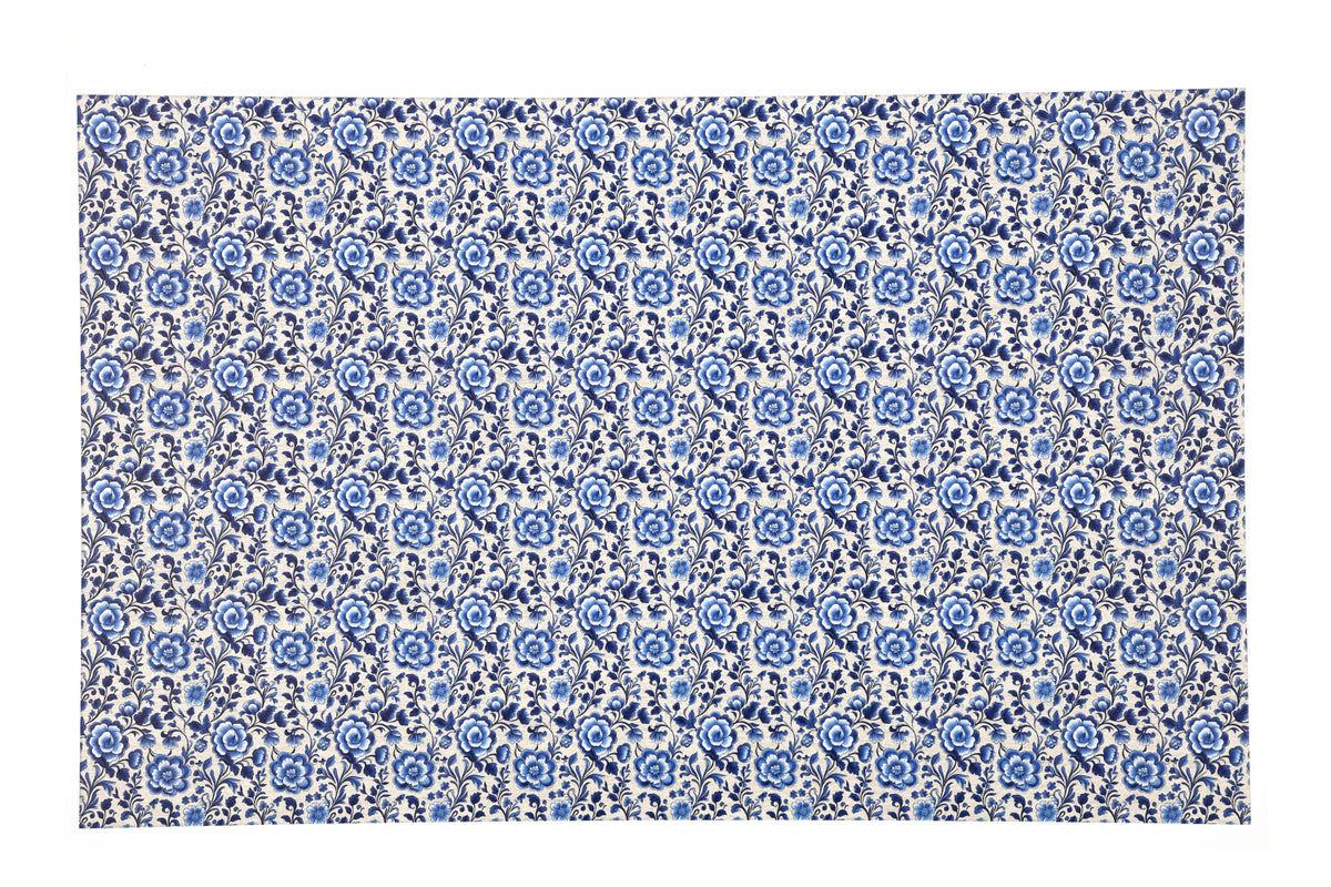 PatternPly® EcoWhiteWash Blue Vine Floral product photo 3