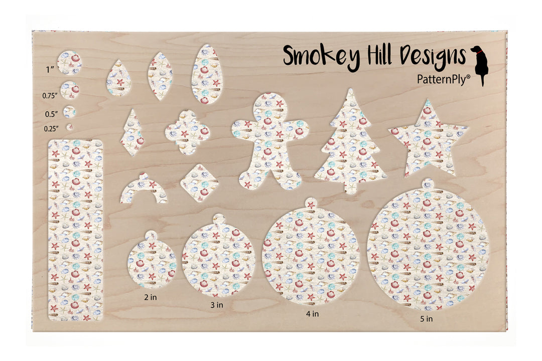 PatternPly® EcoWhiteWash Seashells and Starfish
