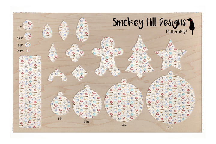 PatternPly® EcoWhiteWash Seashells and Starfish