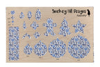 PatternPly® EcoWhiteWash Blue Vine Floral product photo 2