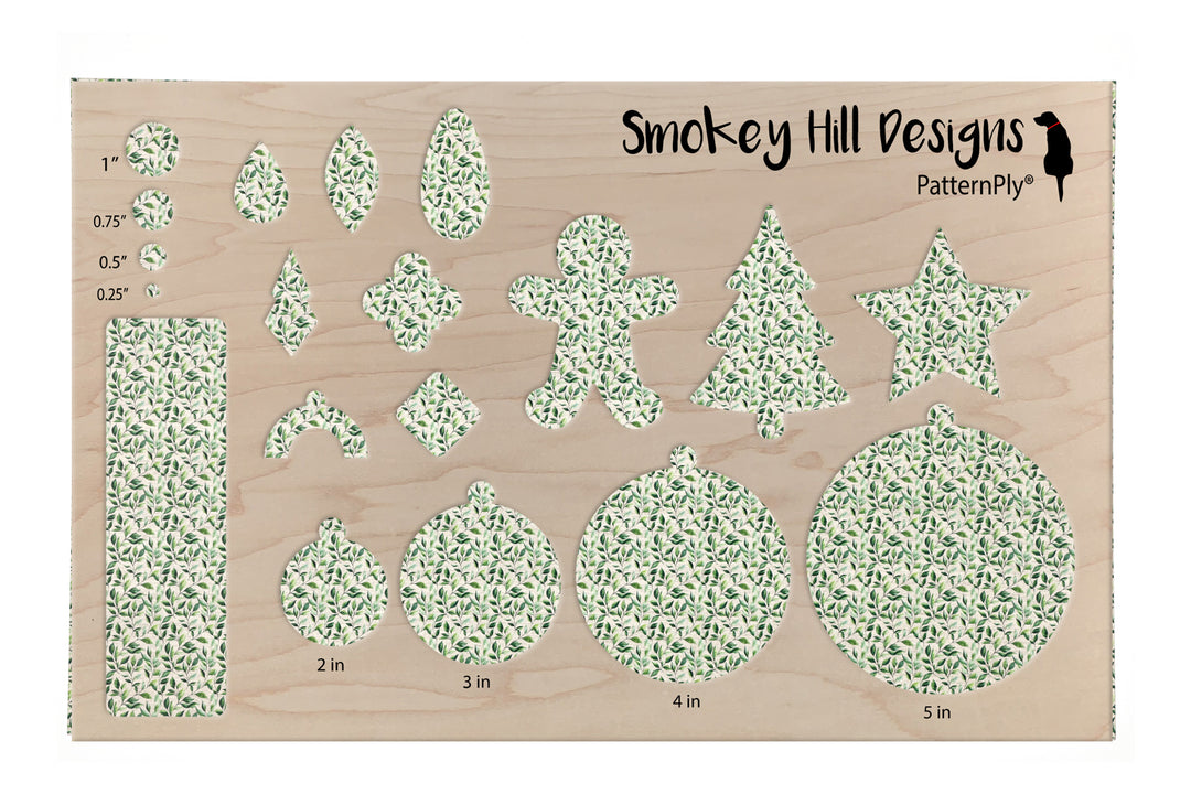 PatternPly® EcoWhiteWash Micro Green Watercolor Leaves