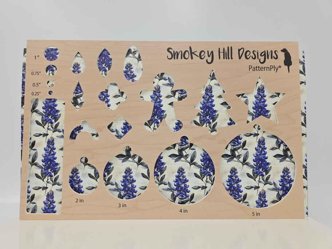 PatternPly® Full Coverage Elegant Bluebonnets