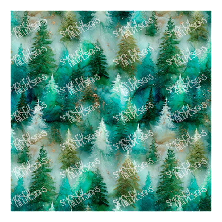 PatternPly® Transparent Emerald Evergreens