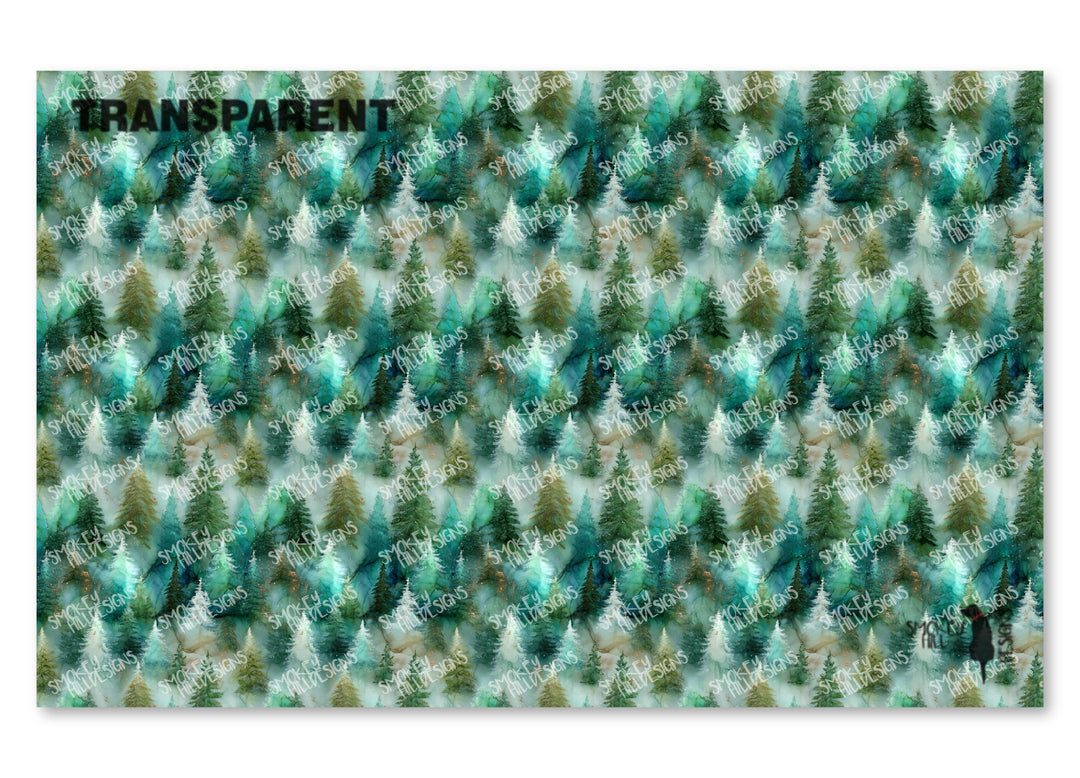 PatternPly® Transparent Emerald Evergreens