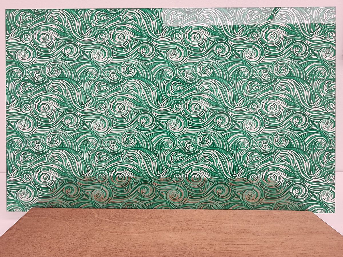 PatternPly® Scattered Emerald Swirls product photo 3