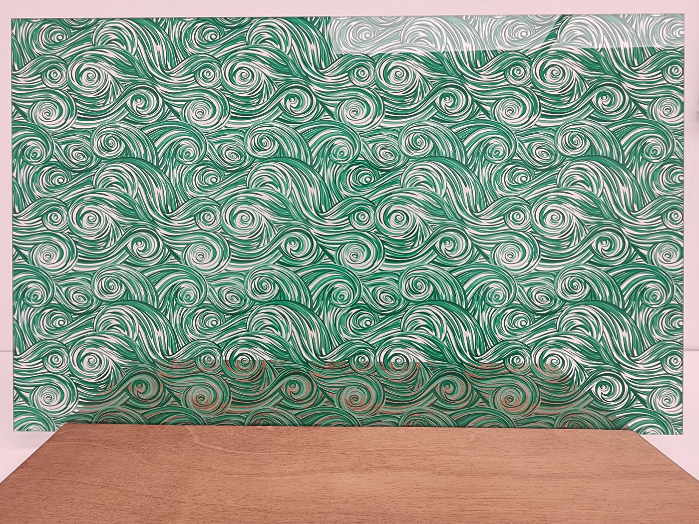 PatternPly® Scattered Emerald Swirls