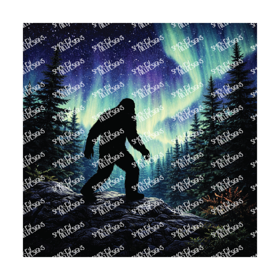 PatternPly® Full Coverage Enchanted Series Volume 2 Bigfoot 10 art scene artwork