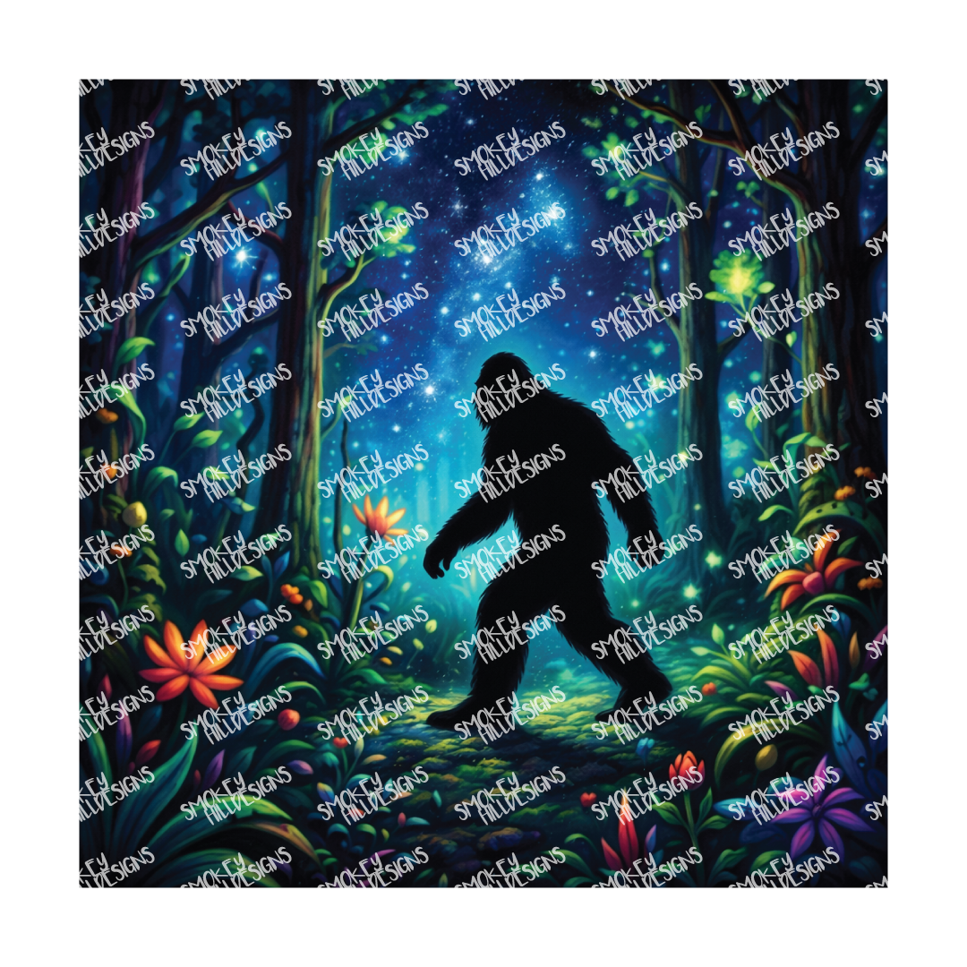 PatternPly® Transparent Enchanted Series Volume 2 Bigfoot 11 art scene artwork