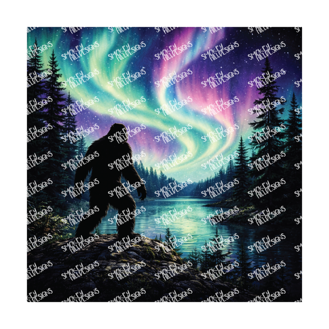 PatternPly® Full Coverage Enchanted Series Volume 2 Bigfoot 13 art scene artwork