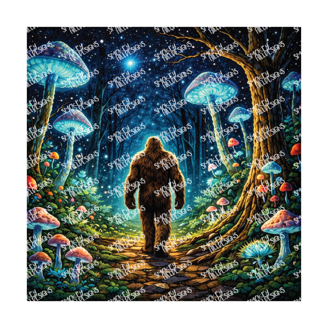 PatternPly® Full Coverage Enchanted Series Volume 2 Bigfoot 18 art scene artwork