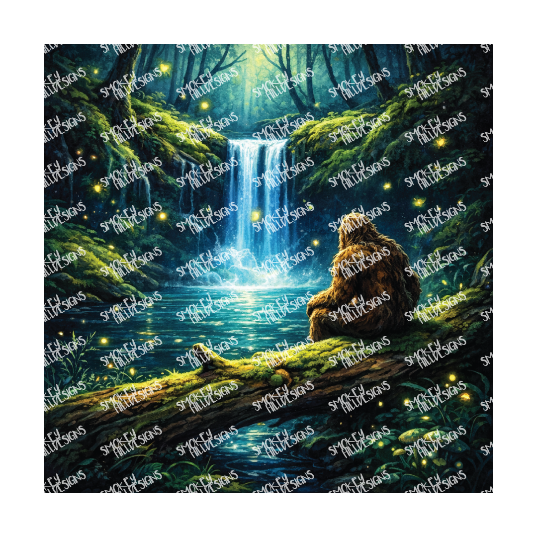 PatternPly® Transparent Enchanted Series Volume 2 Bigfoot 25 art scene artwork