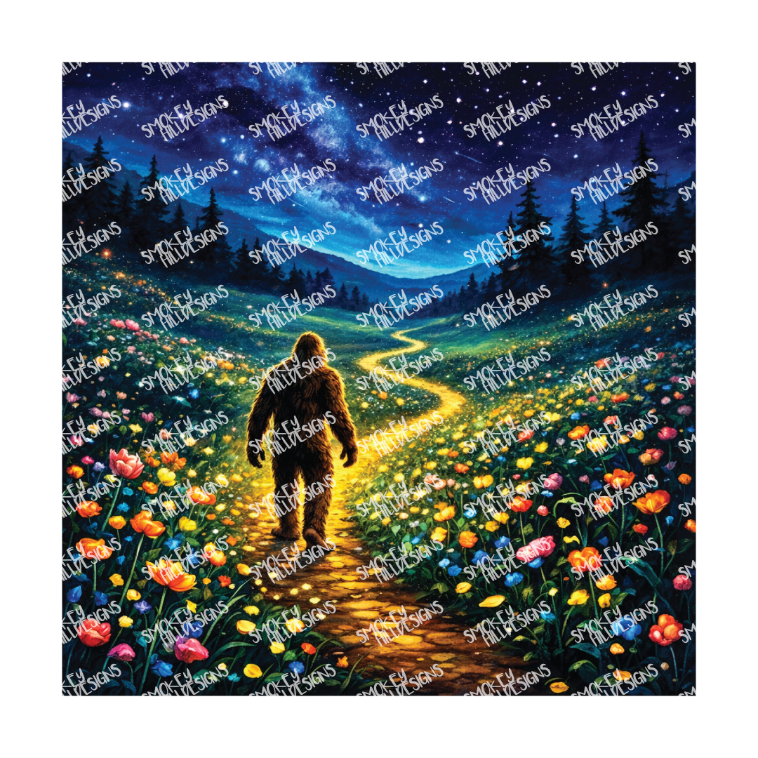 PatternPly® Transparent Enchanted Series Volume 2 Bigfoot 27 art scene artwork