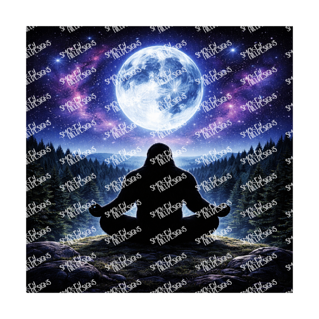 PatternPly® Transparent Enchanted Series Volume 2 Bigfoot 2 art scene artwork