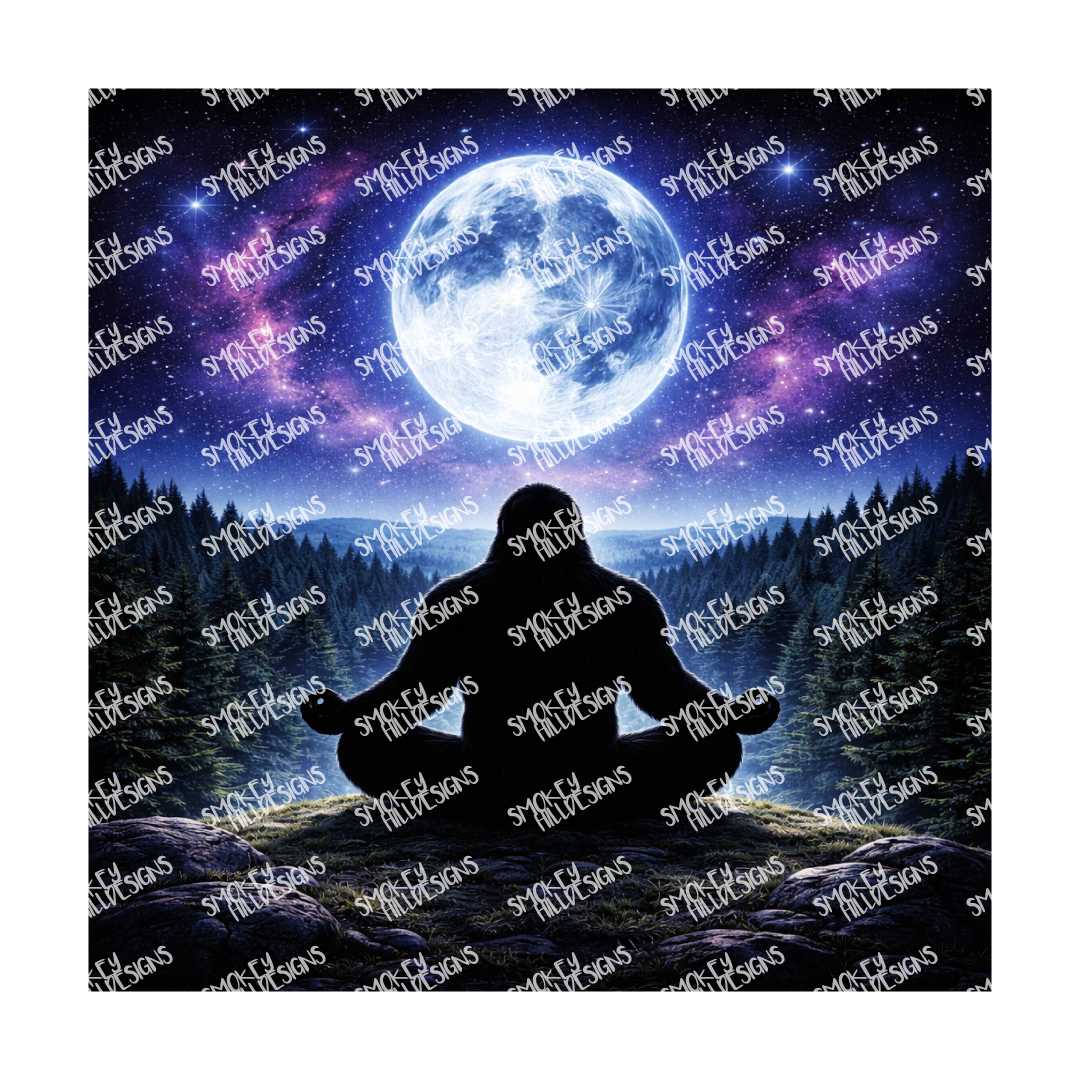 PatternPly® Transparent Enchanted Series Volume 2 Bigfoot 2 art scene artwork