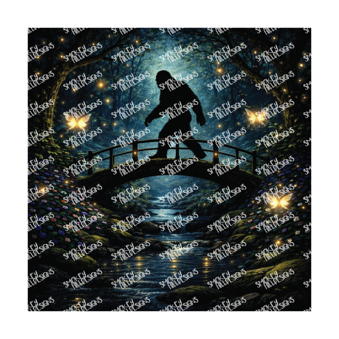 PatternPly® Transparent Enchanted Series Volume 2 Bigfoot 30 art scene artwork