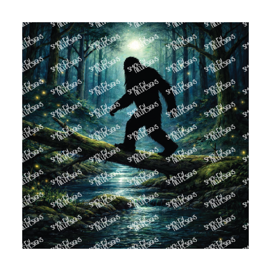 PatternPly® Full Coverage Enchanted Series Volume 2 Bigfoot 31 art scene artwork