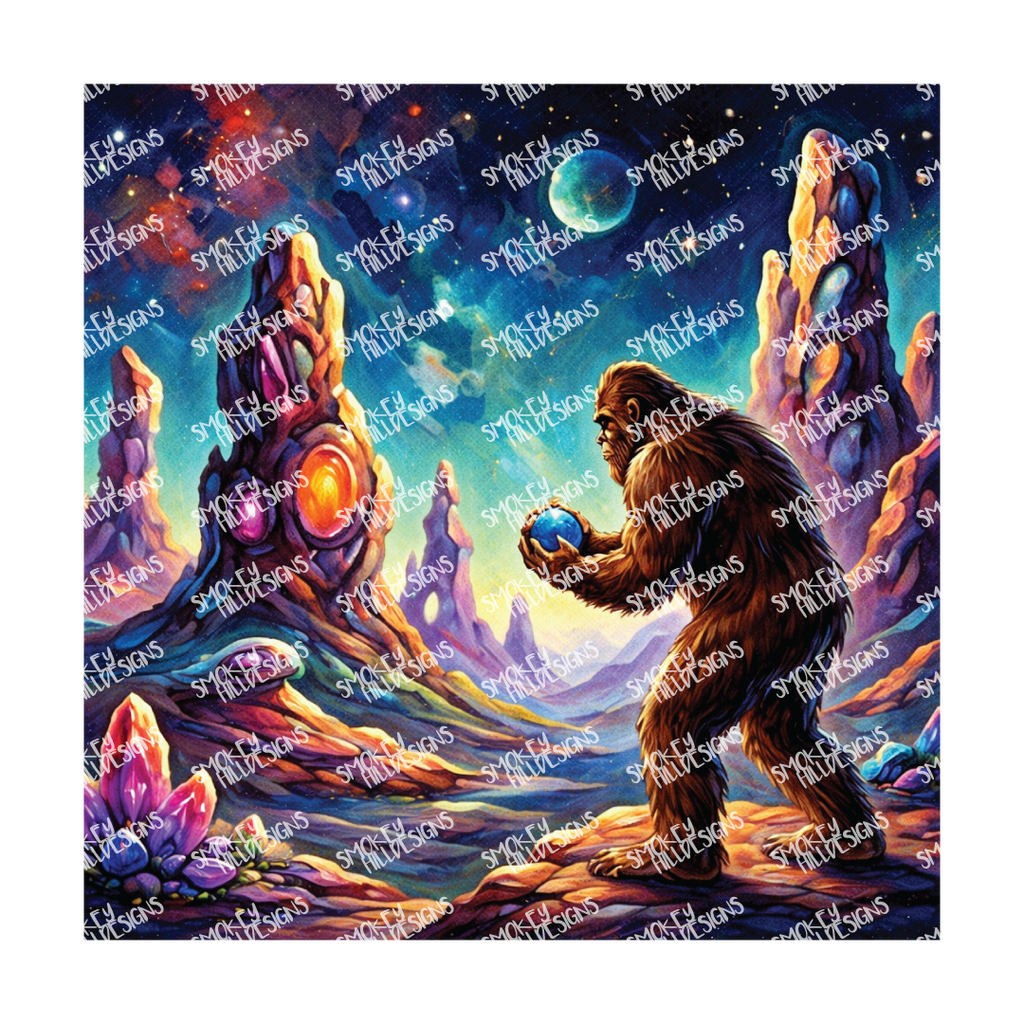 PatternPly® Transparent Enchanted Series Volume 2 Bigfoot 3 art scene artwork