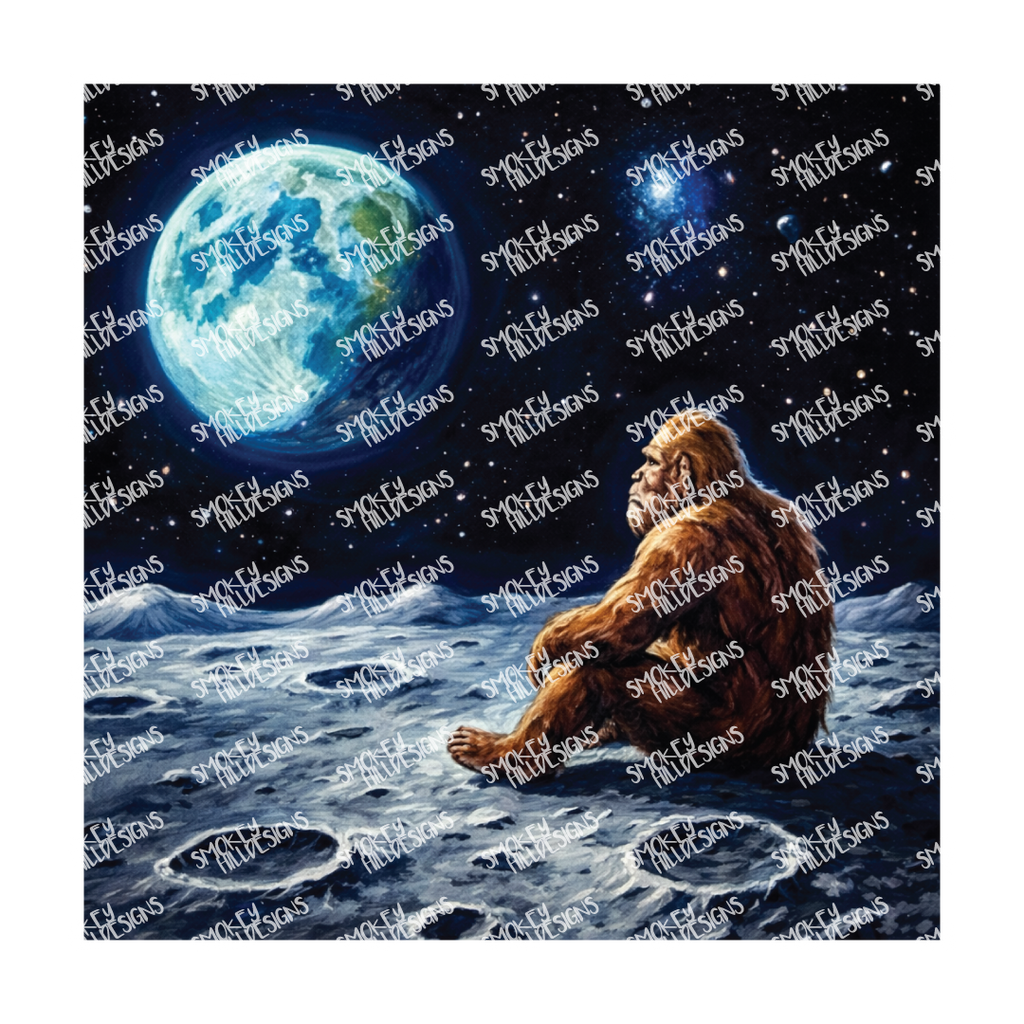 PatternPly® Transparent Enchanted Series Volume 2 Bigfoot 7 art scene artwork