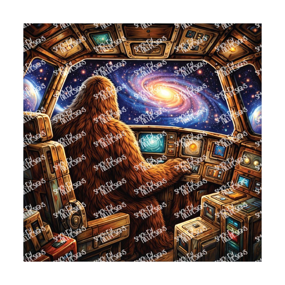 PatternPly® Full Coverage Enchanted Series Volume 2 Bigfoot 8 art scene artwork