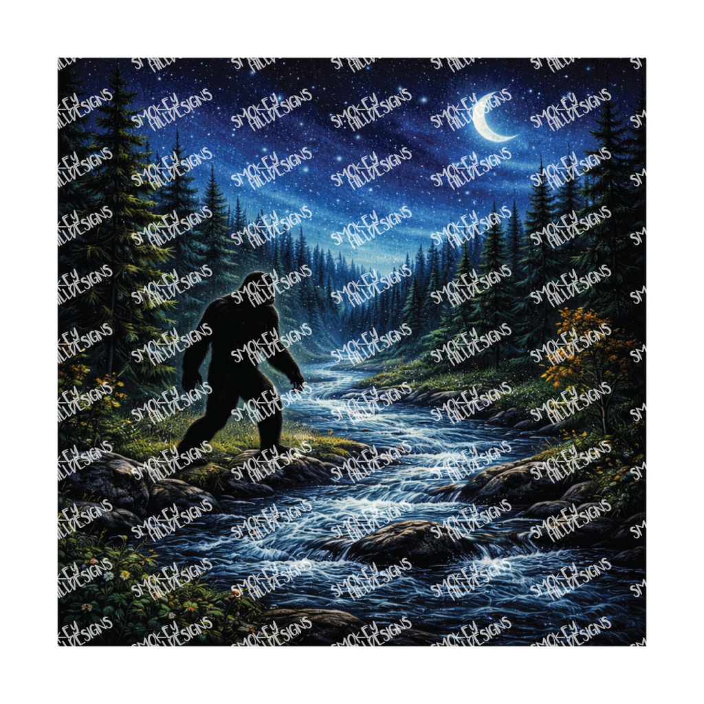 PatternPly® Transparent Enchanted Series Volume 2 Bigfoot 9 art scene artwork