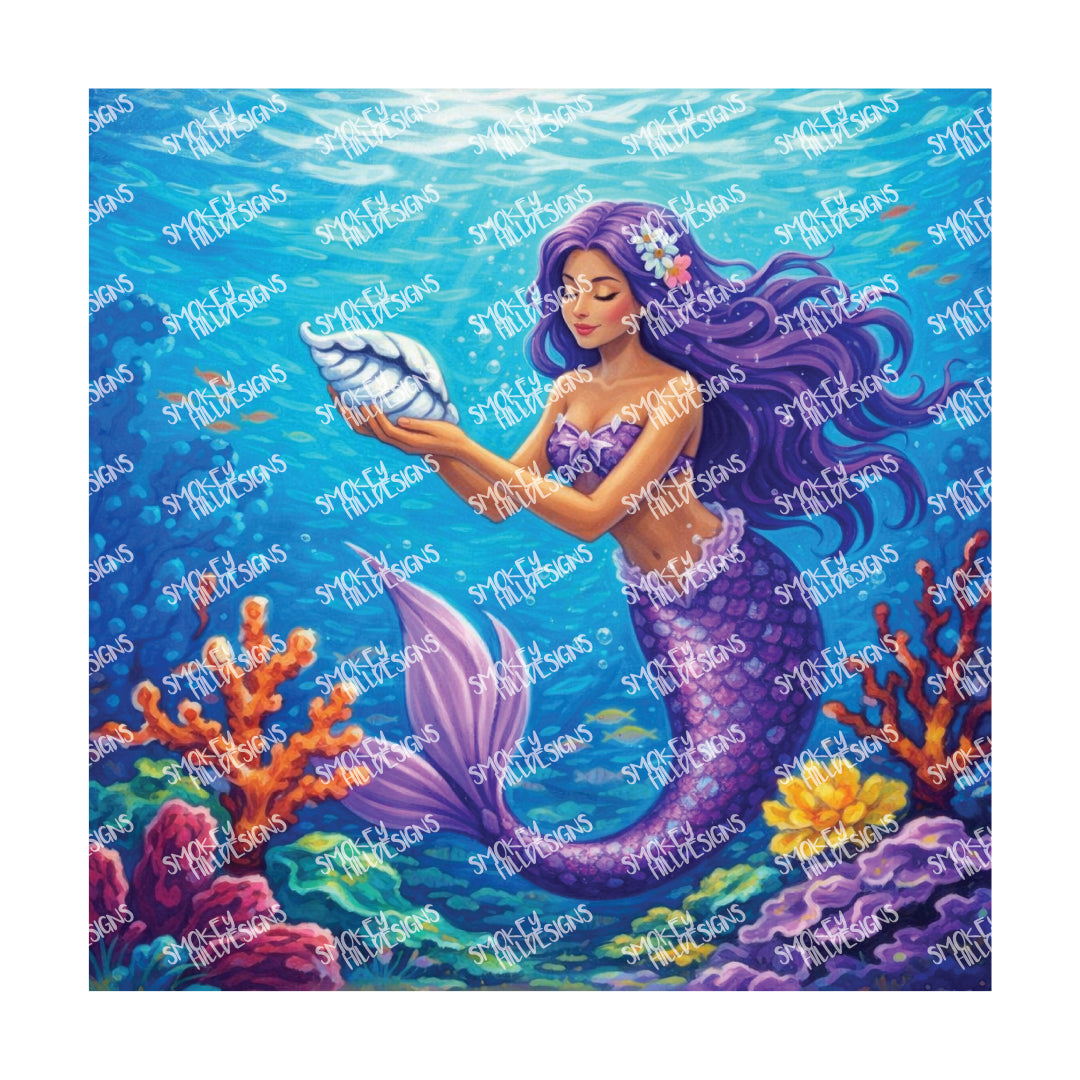 PatternPly® Transparent Enchanted Series Volume 1 Mermaids 2 art scene artwork