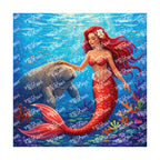 PatternPly® Transparent Enchanted Series Volume 1 Mermaids 7 art scene artwork