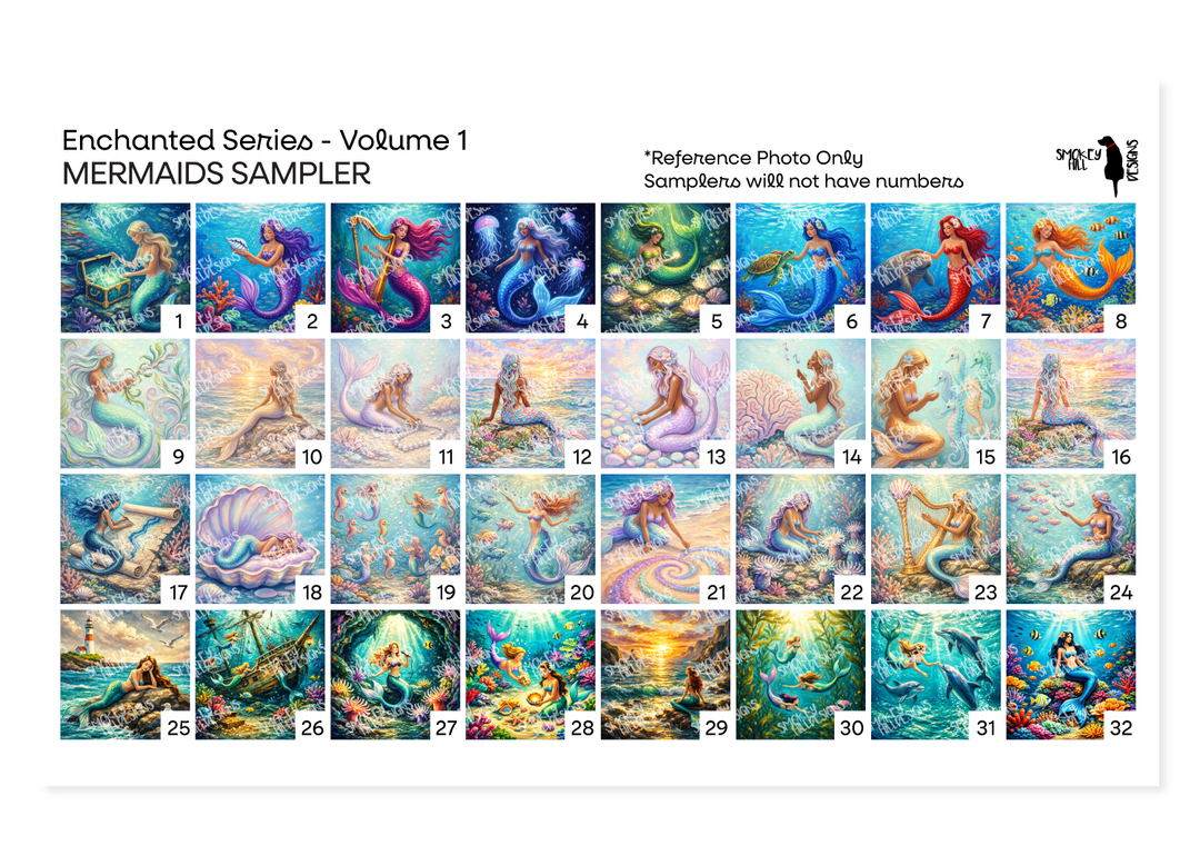 PatternPly® Transparent Enchanted Volume 1 Mermaids Sampler