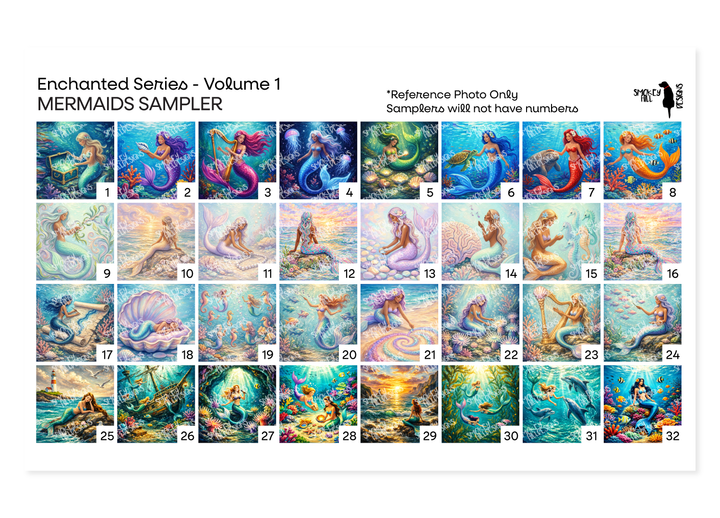 PatternPly® Transparent Enchanted Volume 1 Mermaids Sampler