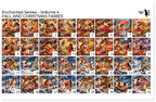 PatternPly® Full Coverage Enchanted Series Volume 4 Fall and Christmas Fairies Sampler: sampler sheet of small art scene…