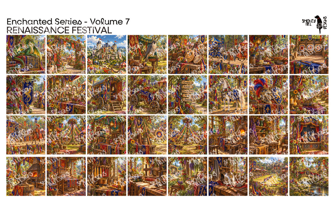 PatternPly® Full Coverage Enchanted Series Volume 7 Renaissance Festival Sampler